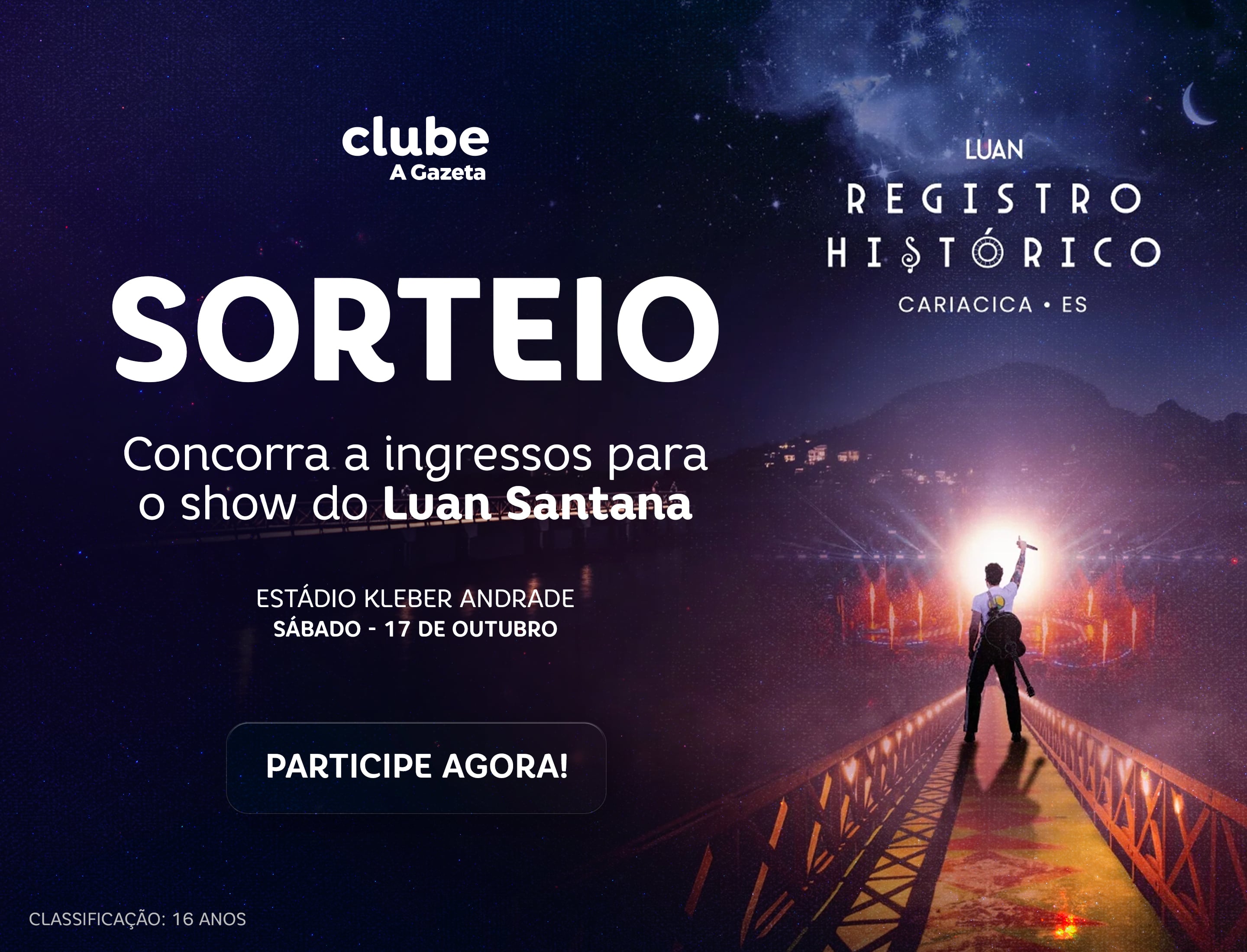 Banner do sorteio